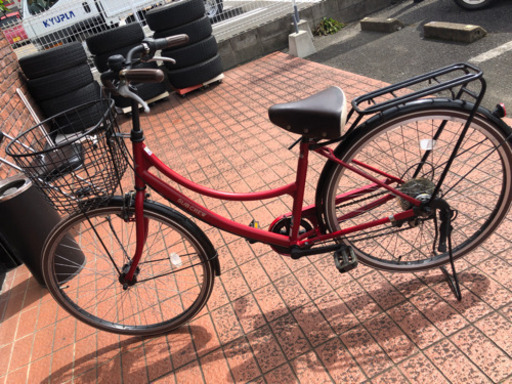 【お値下げ】オススメ‼︎   26インチ　自転車　ママチャリ　レッド　