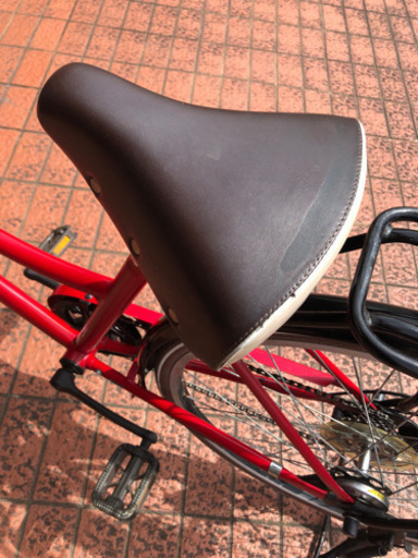 【お値下げ】オススメ‼︎   26インチ　自転車　ママチャリ　レッド　