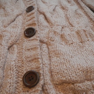 Magender マジェンダ 薄ピンクのロングカーディガンの画像