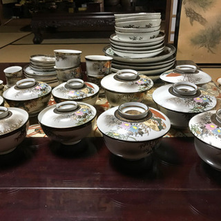 大正　九谷焼セット　の画像