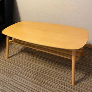 不二貿易 折りたたみテーブル センターテーブル 折り畳み リビン...