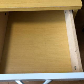 3段　サイドワゴン　キャビネット　勉強机の画像