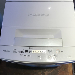 2018年製 洗濯機4.5kg TOSHIBA AW-45M5