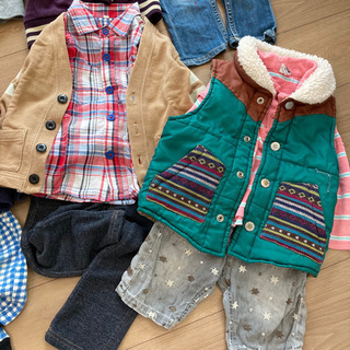 【お譲り先決まりました】男の子	秋冬物　子供服まとめ売り　80〜95 ☆ 16着の画像