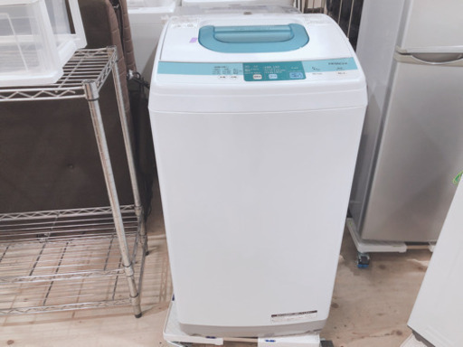 HITACHI 洗濯機　5kg NW-5SR スリム＆コンパクト