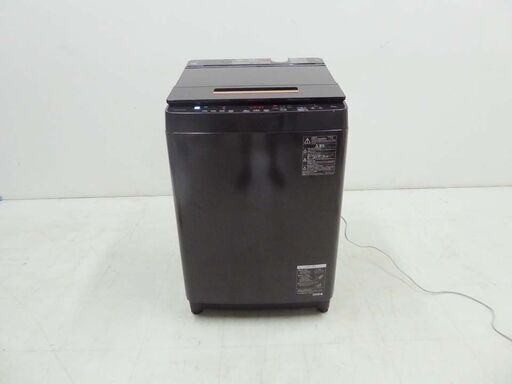美品 TOSHIBA 東芝 洗濯機 ZABOON 保証付 動作確認済 ウルトラファインバブル洗浄 10キロ AW-10SD6 2018年製