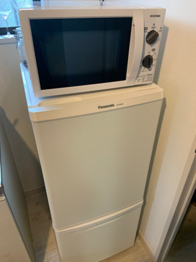 (まもなく受付終了)【使用期間が短い】Panasonicと冷蔵庫とアイリスオーヤマの電子レンジ