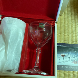 新品　ホヤクリスタル　ワイングラス