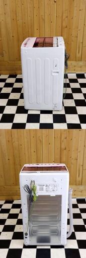 配達込み　全自動洗濯機　Haier JW-C55FK 2019年製　5.5kg　ピンクカラー　単身　住まい　洗濯　女性に人気なピンクカラー