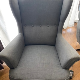 イケア　STRANDMON ストランドモン　グレーの画像