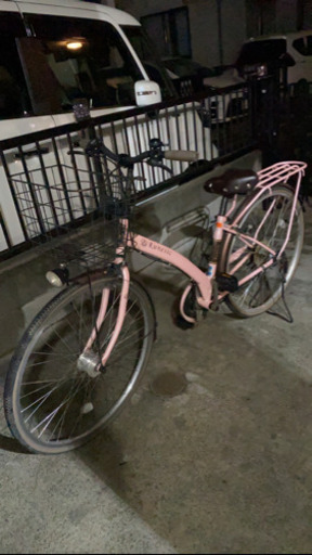 2年使用　27インチ　ママチャリ