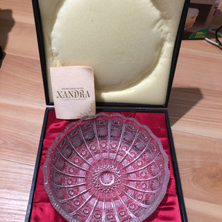 高級食器　iwaki(岩城硝子) チェコクリスタルザンドラ