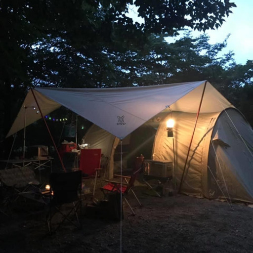 カマボコテント2 マットセット&チーズタープ タープポール　4点セット