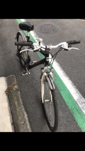 値下げ可　21段変速　パンク防止剤入り　大きめサイズ　クロスバイク　改造点多数