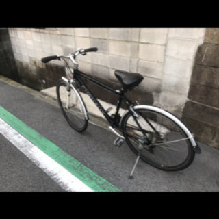 値下げ可　21段変速　パンク防止剤入り　大きめサイズ　クロスバイク　改造点多数の画像