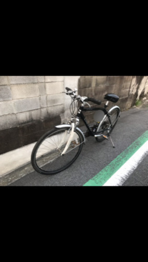 値下げ可　21段変速　パンク防止剤入り　大きめサイズ　クロスバイク　改造点多数