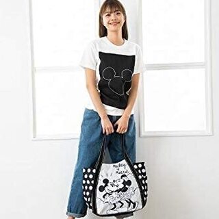 【新品】【ディズニー】トートバッグ ディズニー バルーントート 大容量 マザーズバッグ ミッキー&ミニーの画像