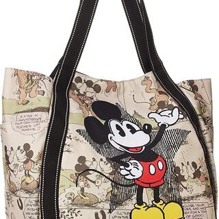 【新品】【ディズニー】トートバッグ ディズニー バルーントート 大容量 マザーズバッグ ミッキー・コミックスの画像