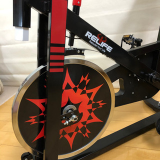 RELIFE スピンバイク　エアロバイク　黒の画像
