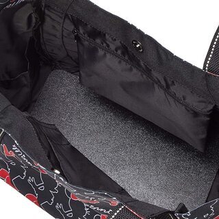 【新品】【ディズニー】トートバッグ ディズニー バルーントート 大容量 マザーズバッグ ミニー・総柄ブラックの画像