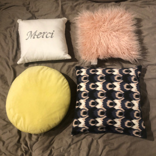 クッション4個セット　Francfranc ニトリ