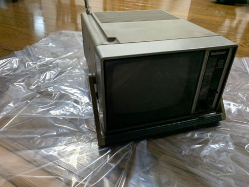 白黒テレビ　オブジェとして。⭐️