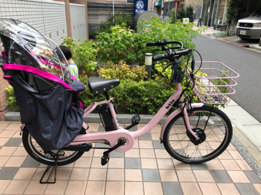 ブリジストン　bikkeビッケ　リアチャイルドシート付き