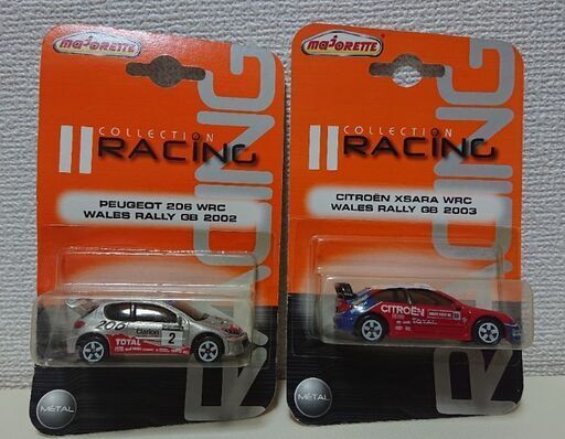 マジョレット 「シトロエン\u0026 プジョー」WRC ラリーカー2 台セット