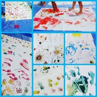 ペイント遊び☆3歳〜低学年