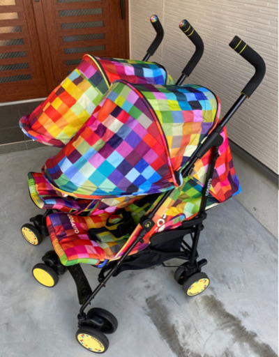 再値下げ⭐︎コサット　スパデュパ　双子用ベビーカー