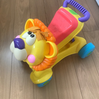 フィッシャープライス　ライオン　車　手押し車