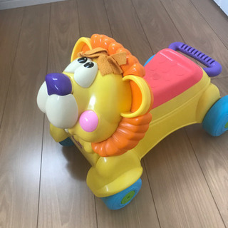 フィッシャープライス　ライオン　車　手押し車の画像
