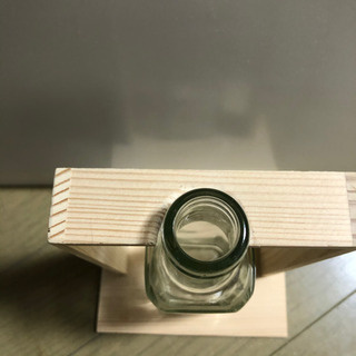 未使用　オシャレな木枠付き　花瓶②の画像