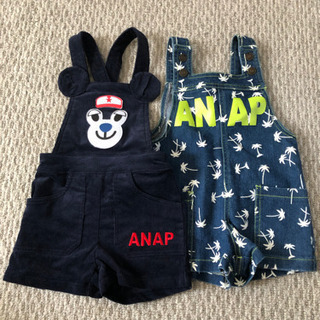 ANAP子供服  クマ90size、ヤシの木100size