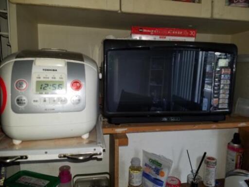 レンジ、炊飯器セット