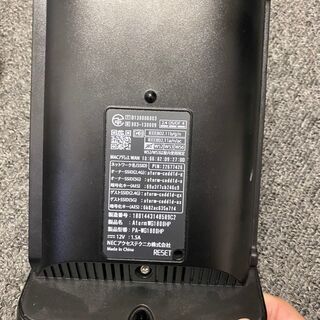 NEC wifiルーターの画像