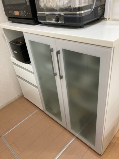 【お譲り先決まりました】ニトリ　食器棚　キッチンカウンター