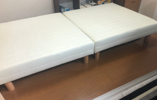 お部屋に合わせて！シングル脚付マットレス☆