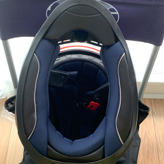 フルフェイスヘルメット【新品】スカルデザイン　ブラック　59〜61cmの画像