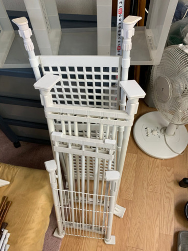 棚，収納・棒16点セット　伸縮式