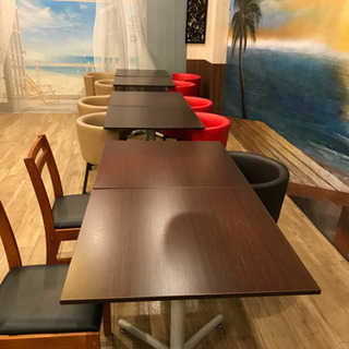 オシャレ♪カフェテーブルの画像