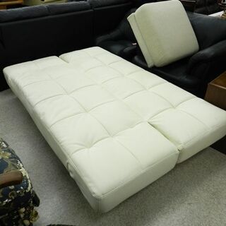 【最終値下げ】リクライニングソファベッド【ホワイト】 ARTTOWN 最安値に挑戦! ソファーベッド ソファベッド 3人掛け 幅174cm