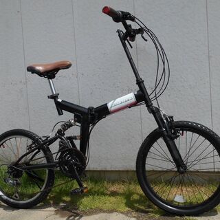 売り切れAir bike20インチ外装21段変速Wサスペンション