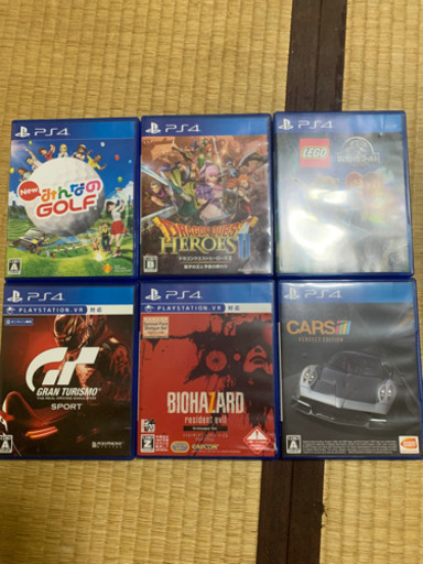 値下げ　PS4 1T ソフト6本付属　家まで取りに来てくる方に限定