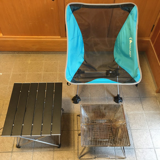 【商談成立済】ソロキャンプ&BBQ ギアセット【お渡しする物は、...