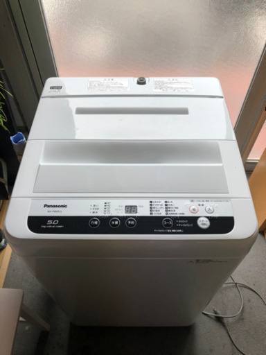 ■極美品■Panasonic 洗濯機　2019年式　★パナソニック 5.0kg 洗濯機 NA-F50B12J