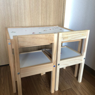 【決まりました】IKEA キッズテーブル＆チェア