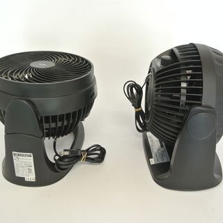  【商談中】 山善のサーキュレーター2台（1台500円）12年製(YAS-M18)／16年製(JAS-Q182) 風量2段階 羽根径18㎝の画像