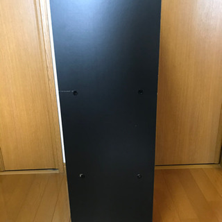 【取引中】木製3段カラーボックス、黒、2個セットの画像