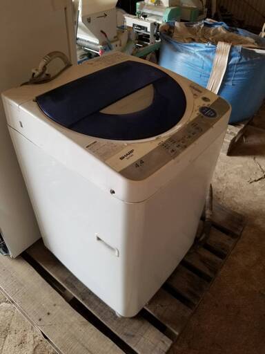 中古/動作ＯＫ 洗濯機 ES-F445 SHARP